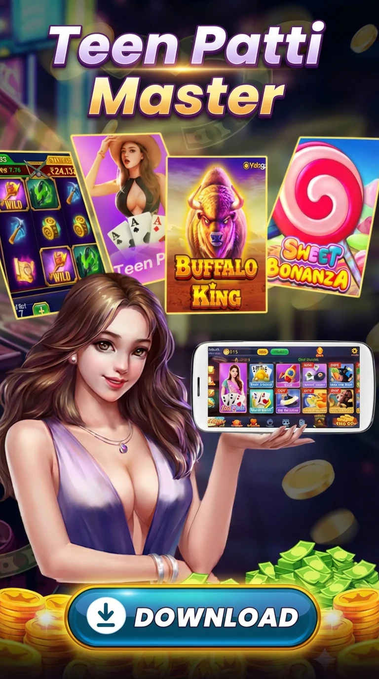 Teen Patti Master artwork featuring Teen Patti and the mobile game collection
